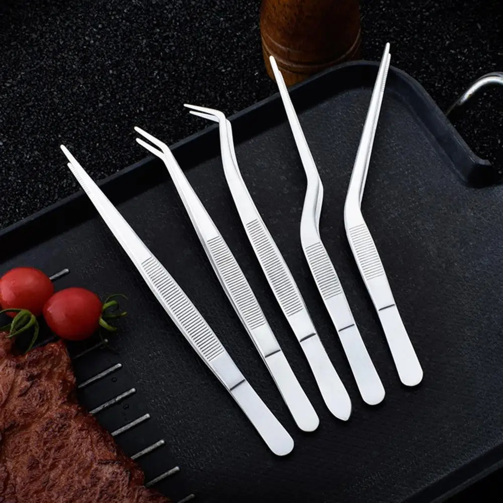 Kitchen Appliances Combo - 3/5/6 Pcs Professional Chef Tweezers Set