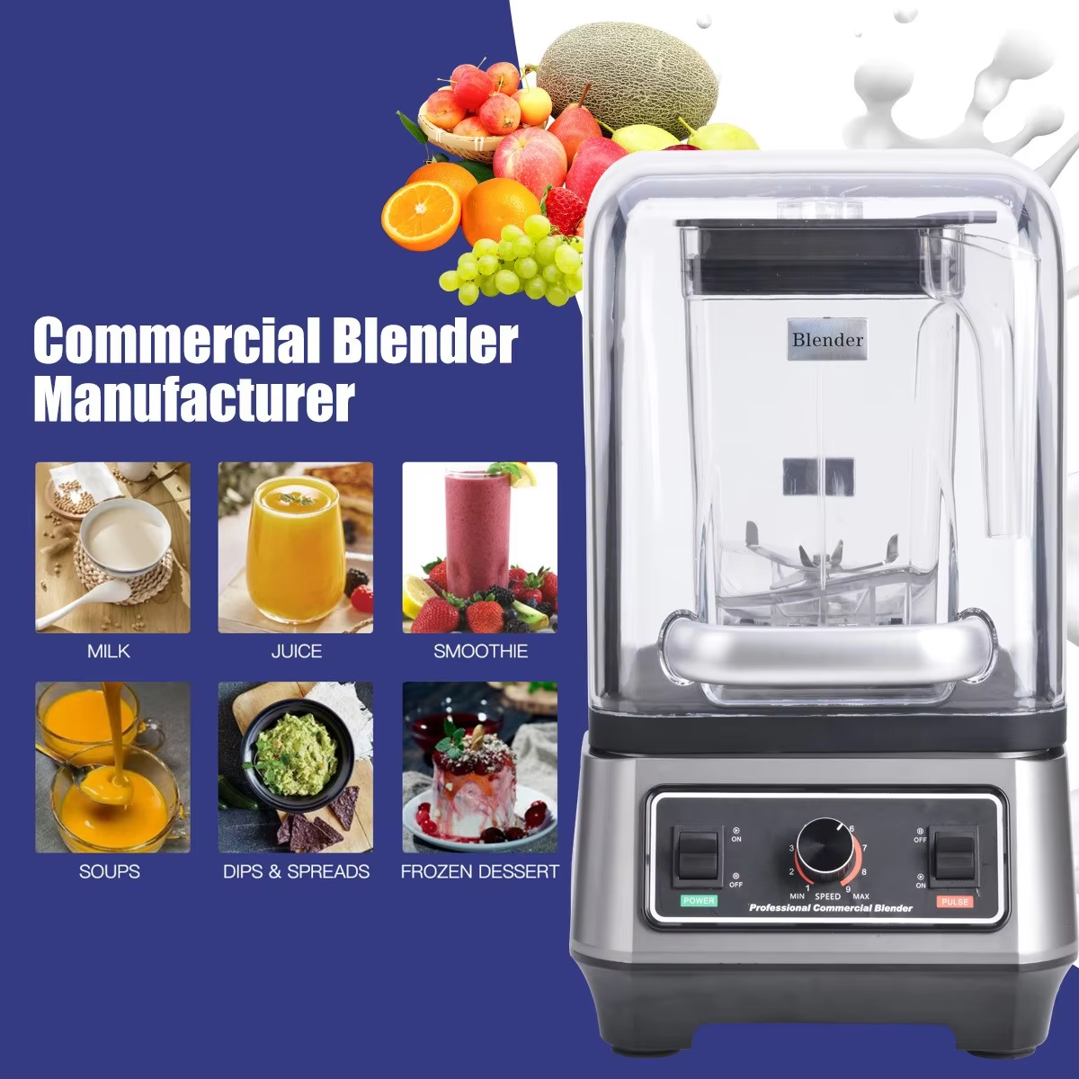 Blender High Power - New Commercial High Power Blender With