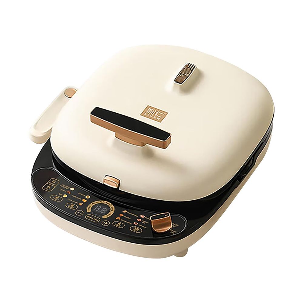 Electric Griddle Pancake - Electric Baking Pan LRD3027S, Removable Electric