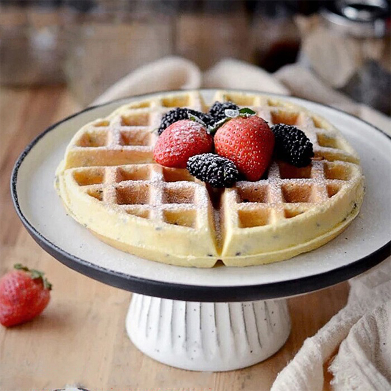 220V Flip Waffle Maker Round P - Electric Griddle Pancake reseña y precio