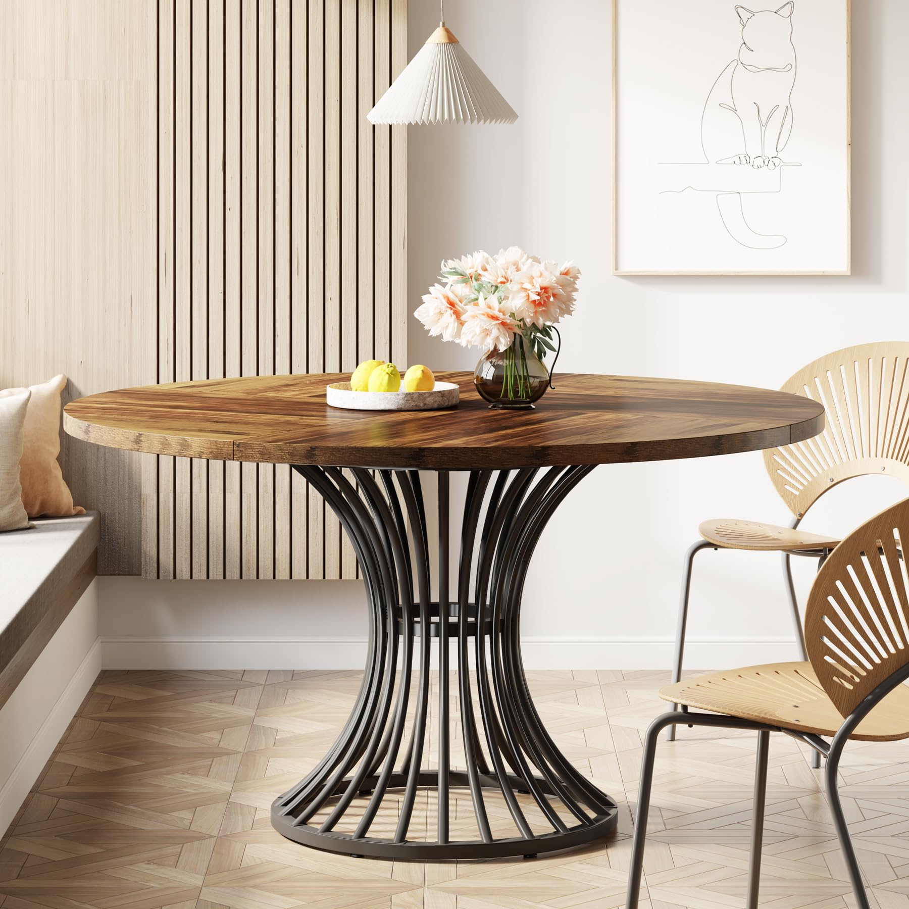 Tribesigns Round Dining Table  - Kitchen Appliances Table reseña y precio