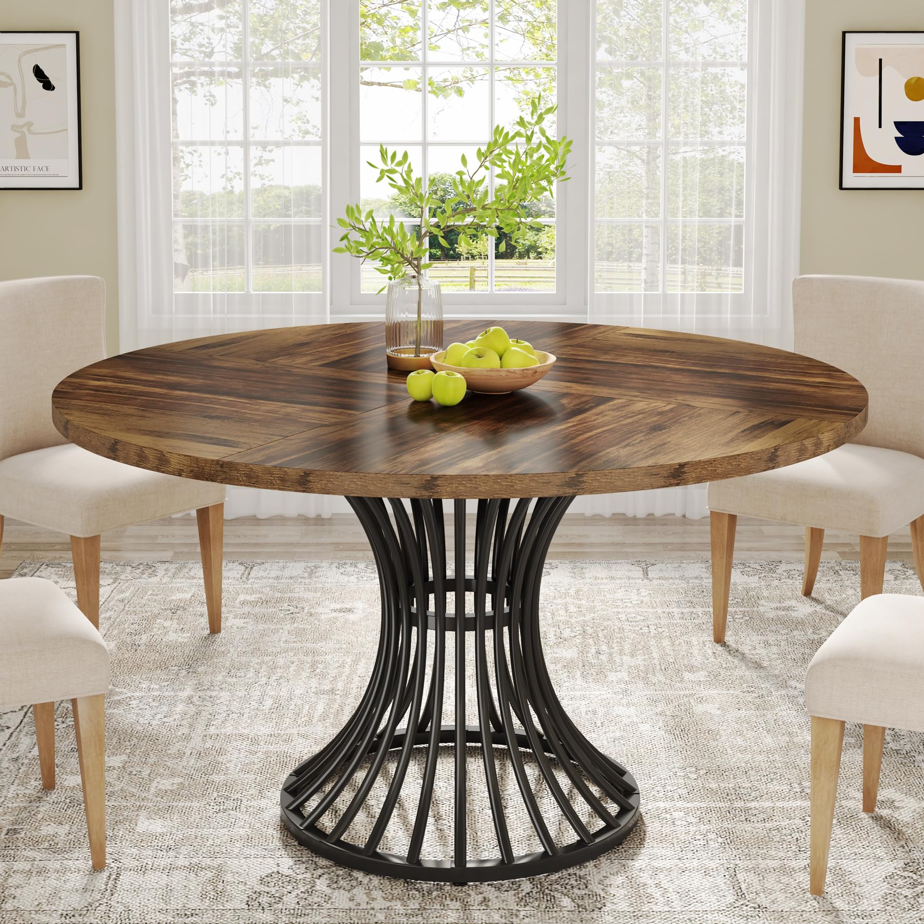 Tribesigns Round Dining Table  - Kitchen Appliances Table reseña y precio