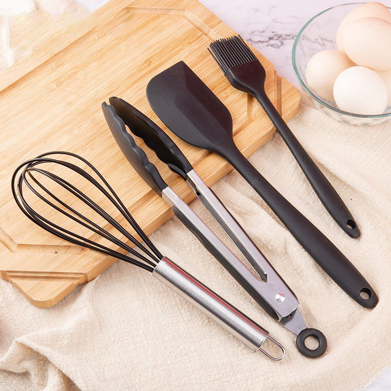 Black Silicone Cooking Utensil - Kitchen Appliances Combo reseña y precio