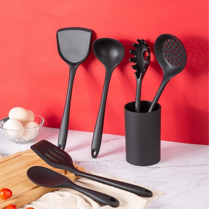 Black Silicone Cooking Utensil - Kitchen Appliances Combo reseña y precio