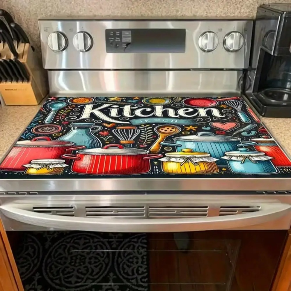 1pc Kitchen Stove Cover Protec - Kitchen Appliances Electric Stove reseña y precio
