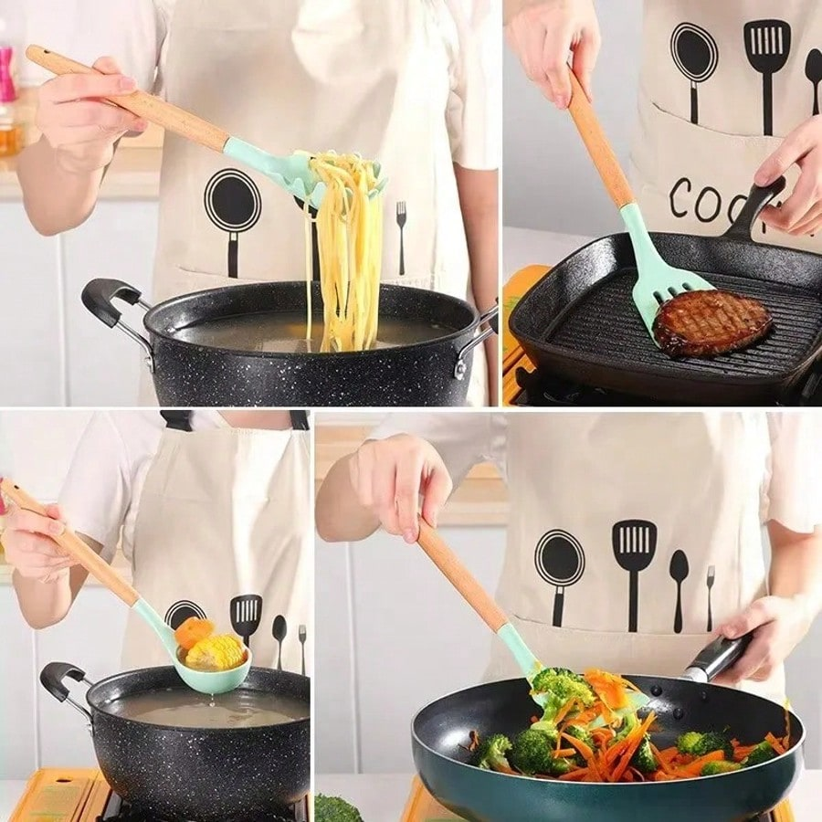 12Pcs Kitchen Utensil Set Sili - Kitchen Appliances Combo reseña y precio