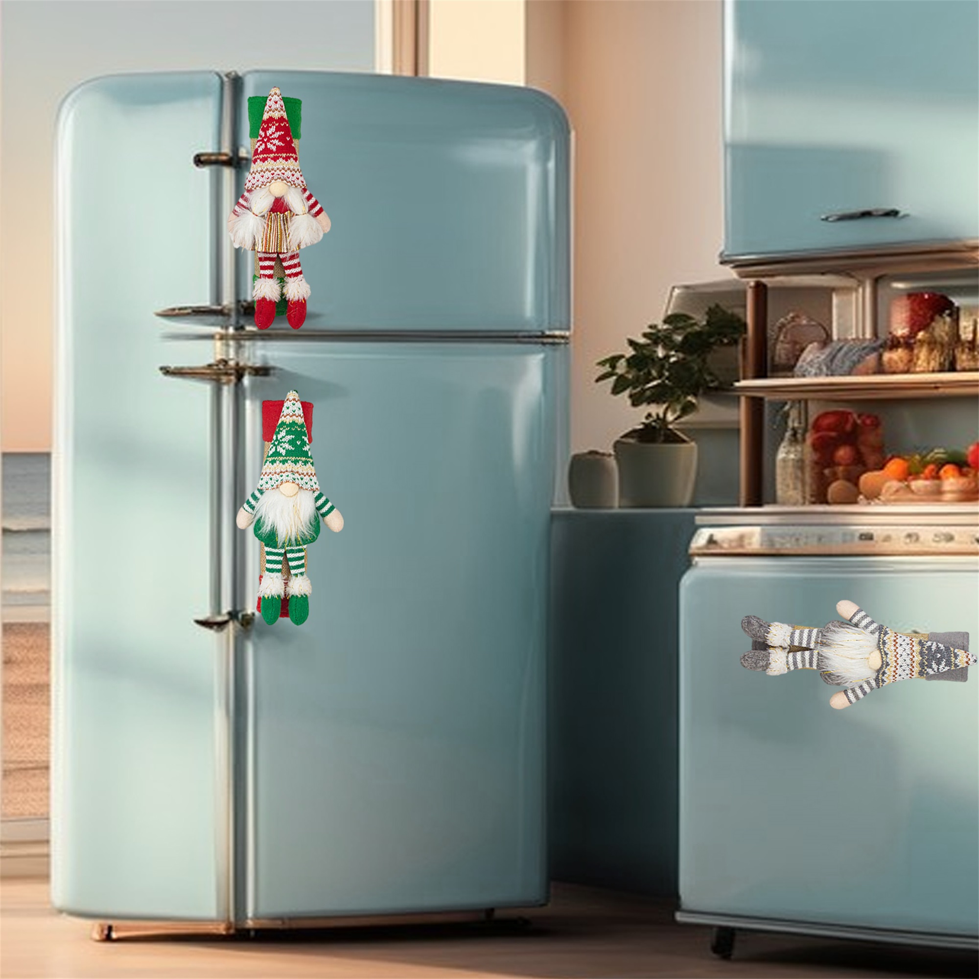 Christmas Snowman Refrigerator - Kitchen Appliances For.Xmas reseña y precio