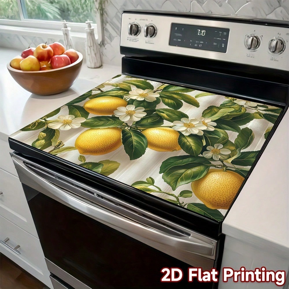 1pc Lemon & Blossom Stove Top  - Kitchen Appliances Yellow reseña y precio