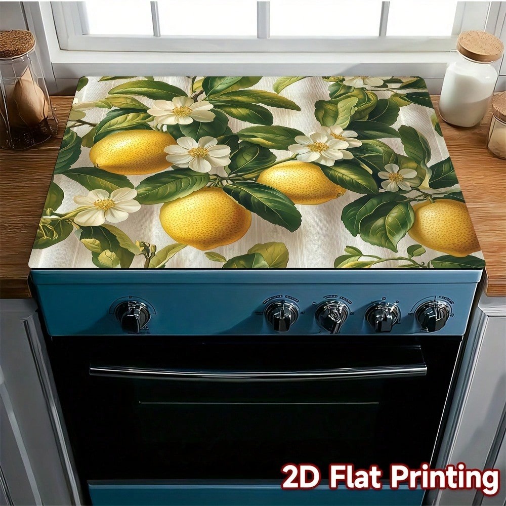1pc Lemon & Blossom Stove Top  - Kitchen Appliances Yellow reseña y precio