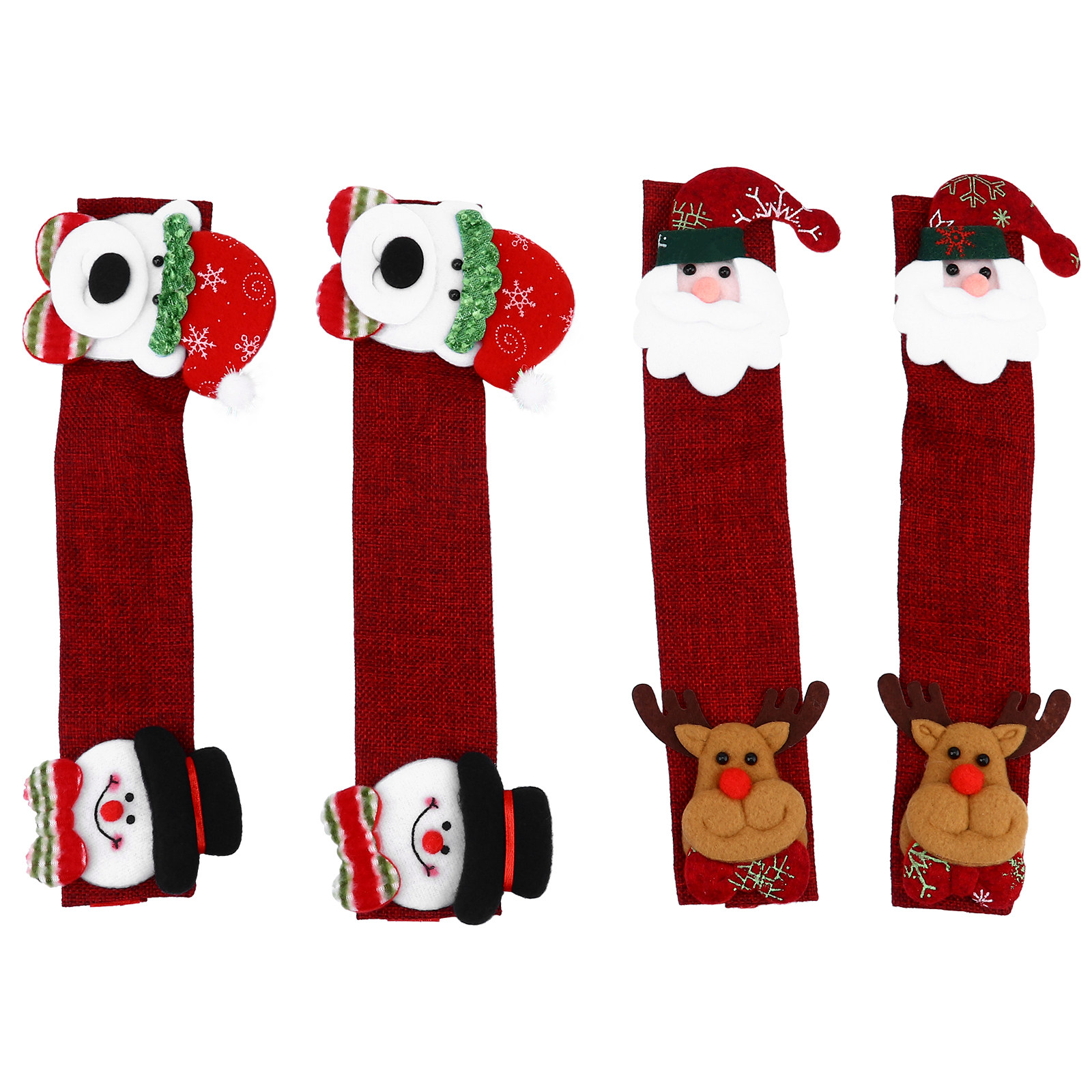 4Pcs Xmas Door Handle Gloves R - Kitchen Appliances For.Xmas reseña y precio