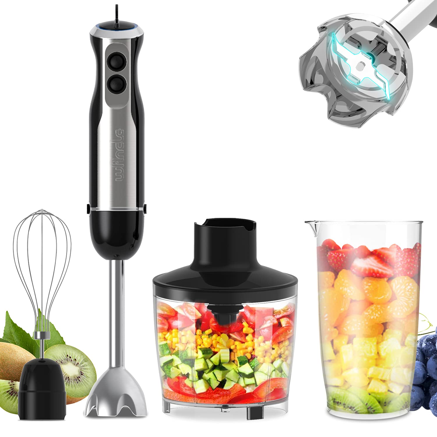 Wancle 1000W Immersion Hand Bl - Blender High Power reseña y precio