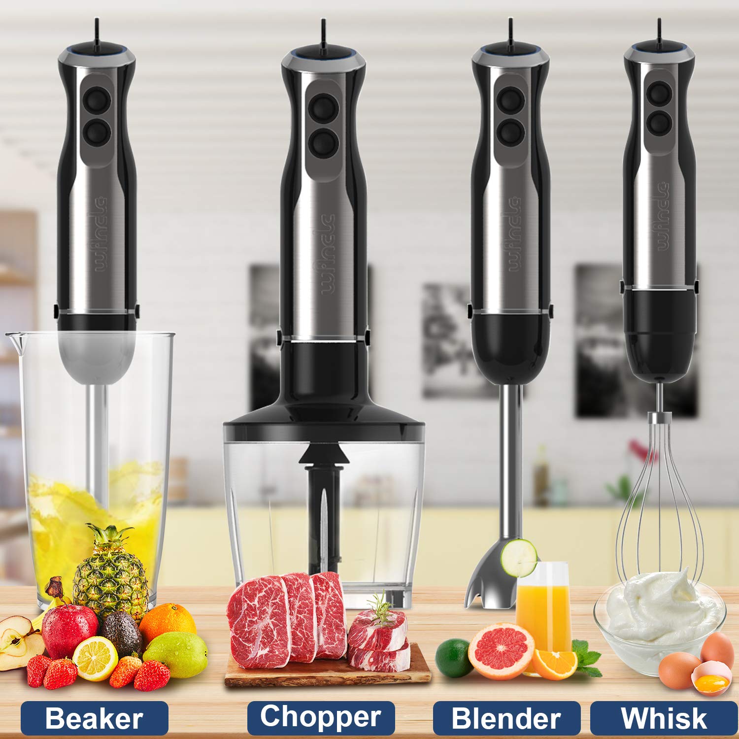 Wancle 1000W Immersion Hand Bl - Blender High Power reseña y precio