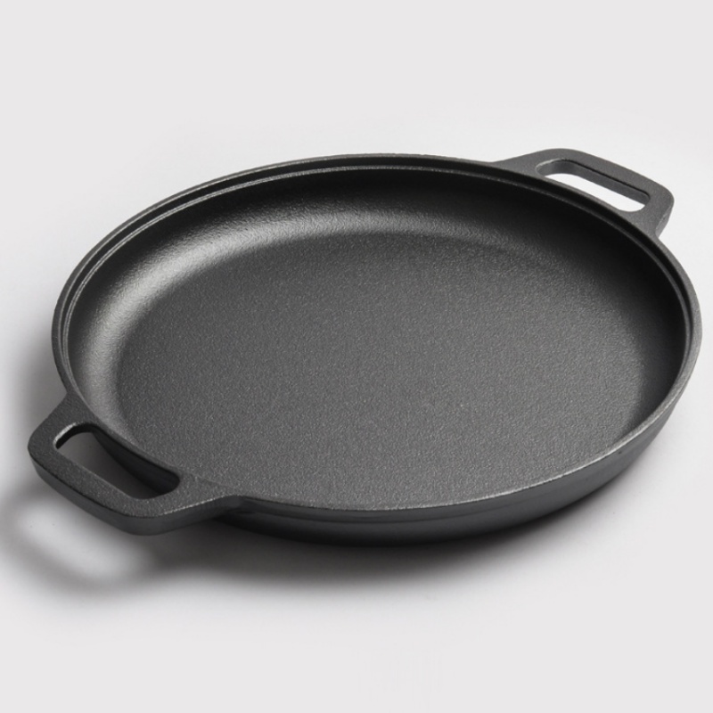 JUSTINLAU Double-Ear Frying Pa - Electric Griddle Pancake reseña y precio