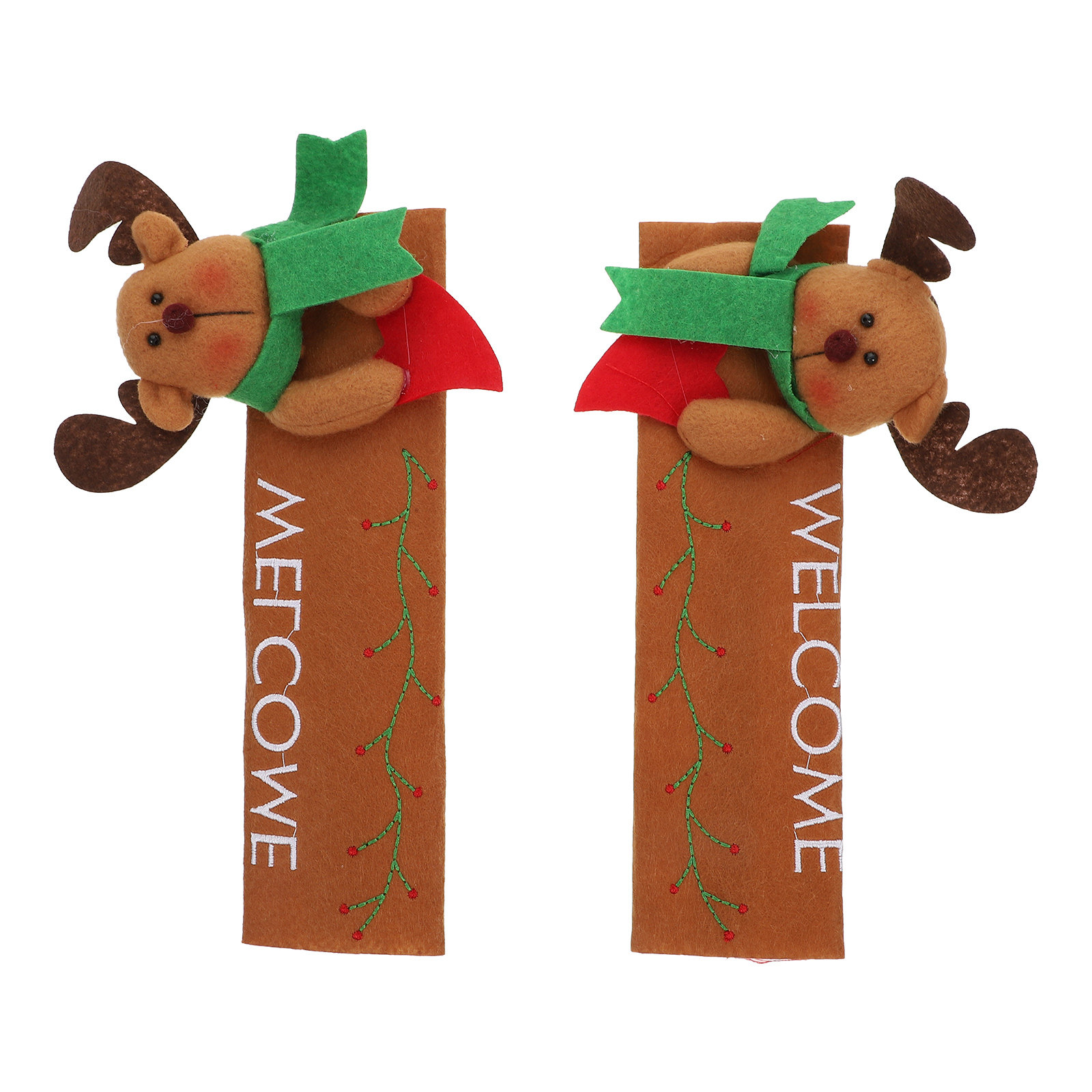 2Pcs Xmas Fridge Handle Covers - Kitchen Appliances For.Xmas reseña y precio