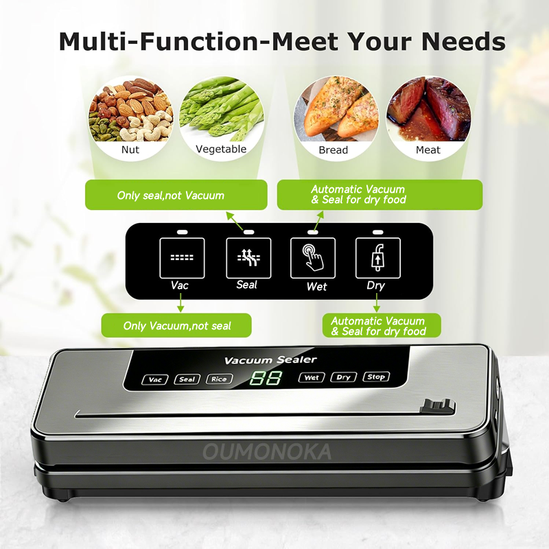 Plastic Bag Sealer for Food He - Kitchen Appliances Table reseña y precio