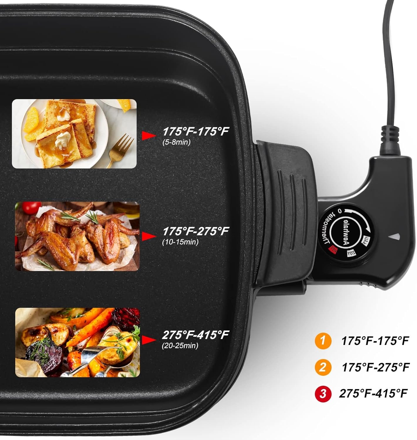 3-in-1 Multifunctional Electri - Electric Griddle Pancake reseña y precio