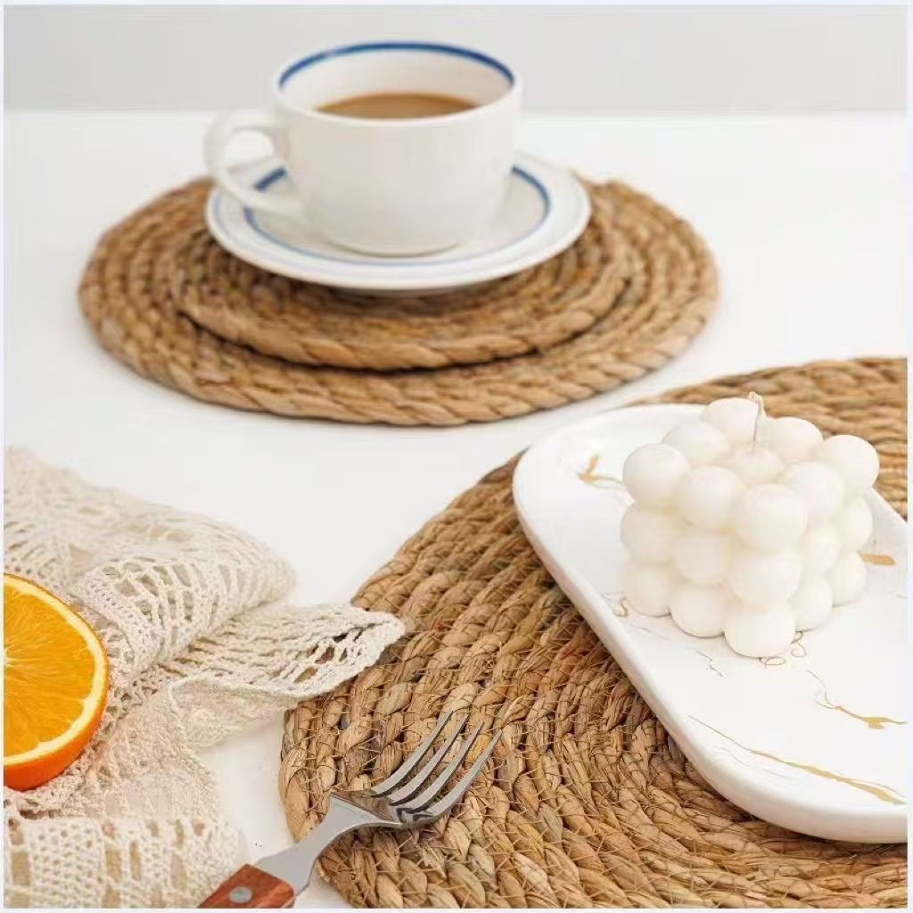 Handwoven Rattan Placemats - H - Kitchen Appliances Table reseña y precio