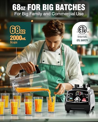 WantJoin 68oz Commercial Blend - Blender High Power reseña y precio