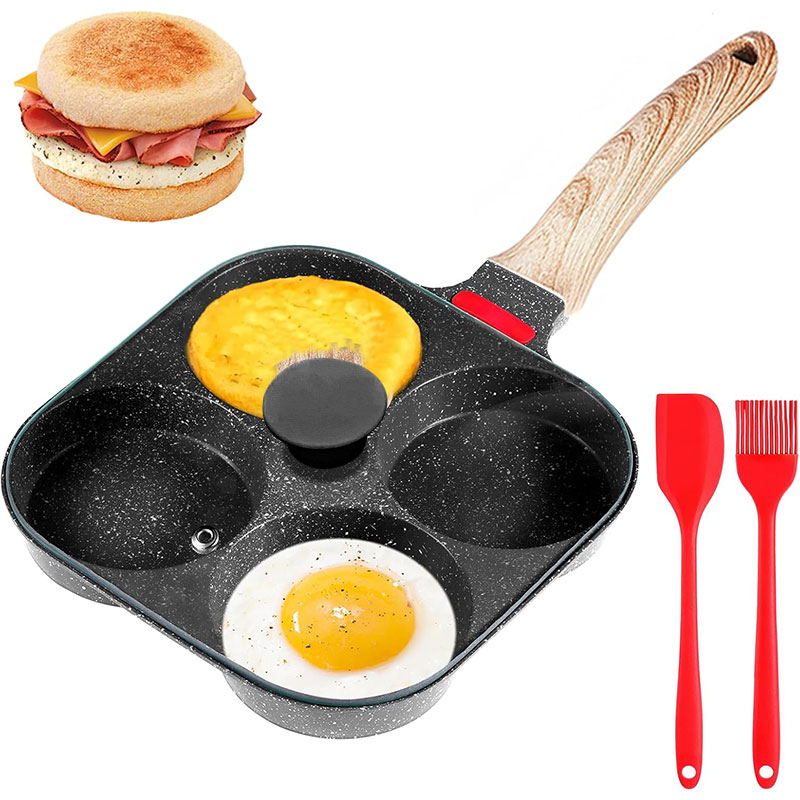 Deepened Egg Frying Pan with L - Electric Griddle Pancake reseña y precio