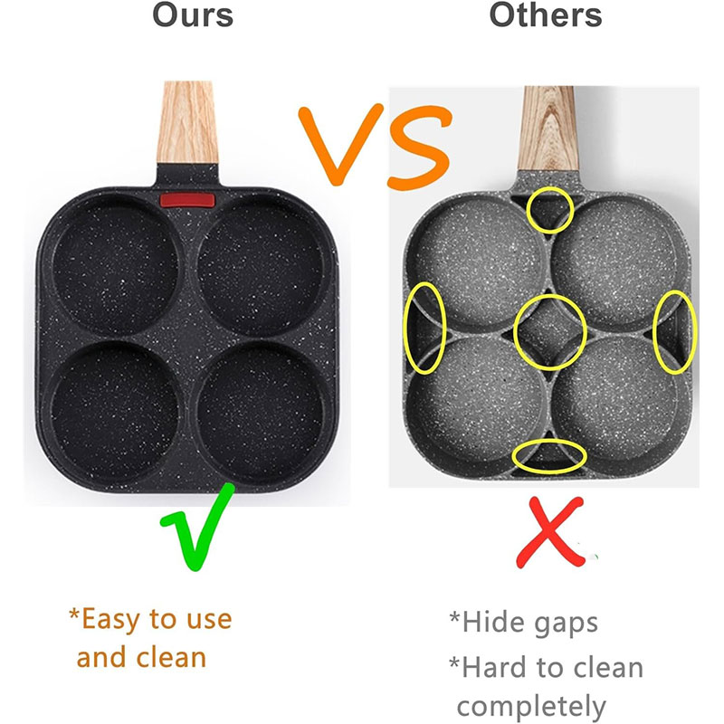 Deepened Egg Frying Pan with L - Electric Griddle Pancake reseña y precio