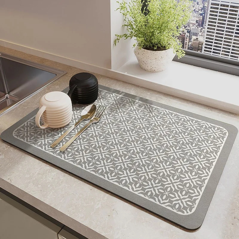 Plaid Pattern Absorbent Kitche - Kitchen Appliances Table reseña y precio
