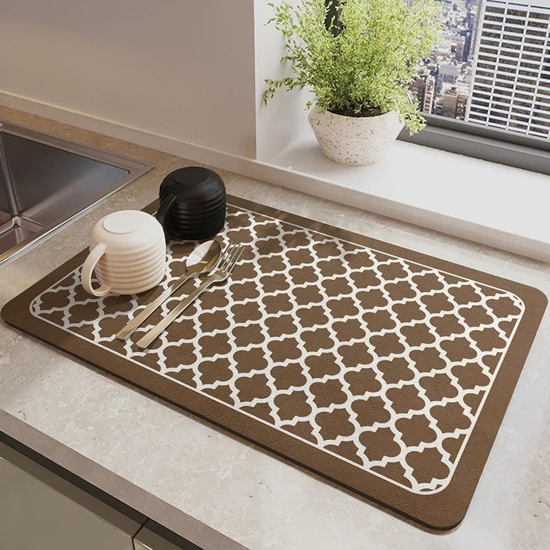 Plaid Pattern Absorbent Kitche - Kitchen Appliances Table reseña y precio