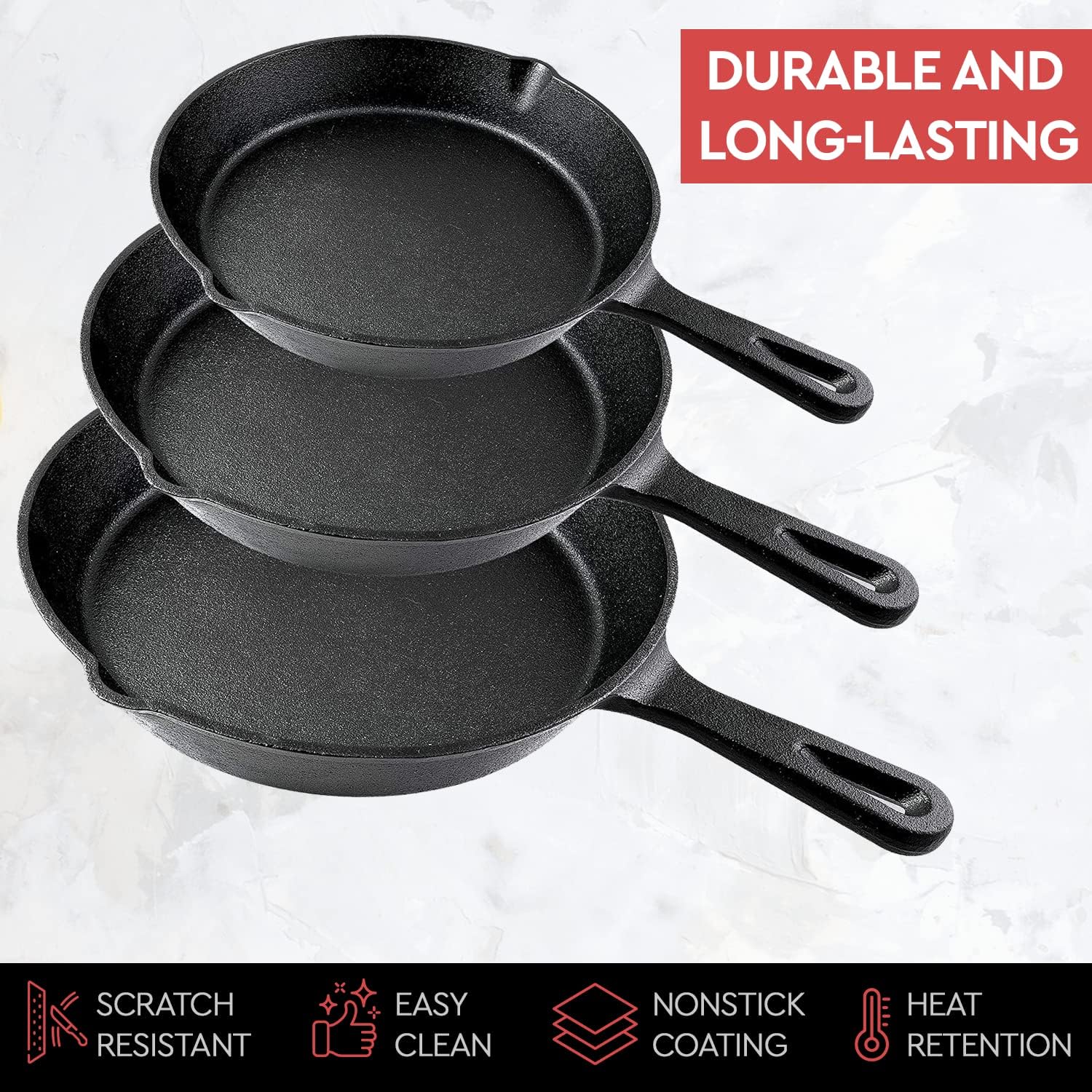 14/16/20cm Cast Iron Frying Pa - Electric Griddle Pancake reseña y precio