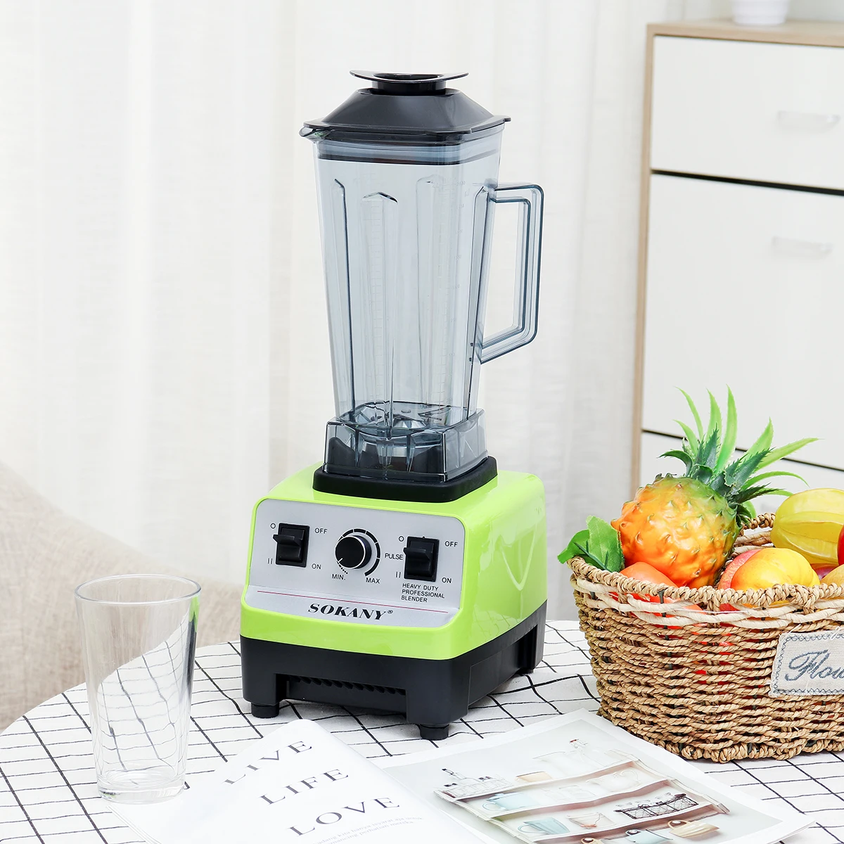 SOKANY 4500W Heavy Duty Commer - Blender High Power reseña y precio