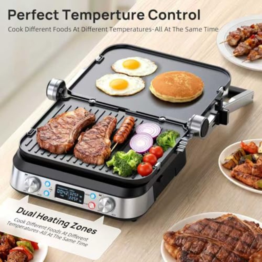 6-in-1 Electric Griddle and In - Electric Griddle Pancake reseña y precio