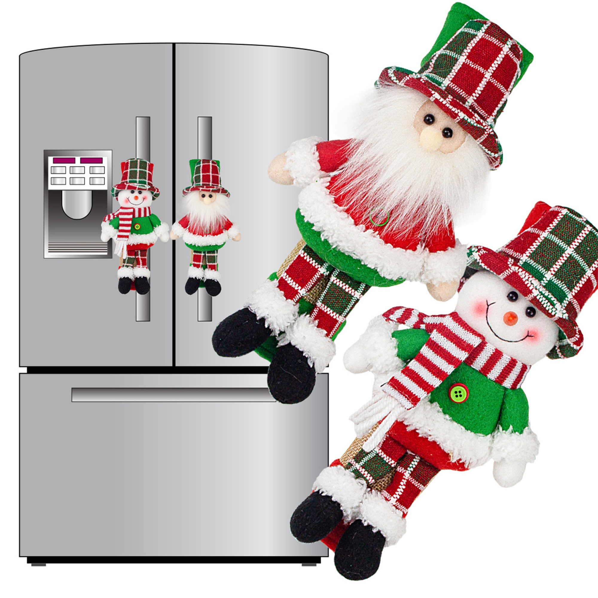 Christmas Snowman Refrigerator - Kitchen Appliances For.Xmas reseña y precio