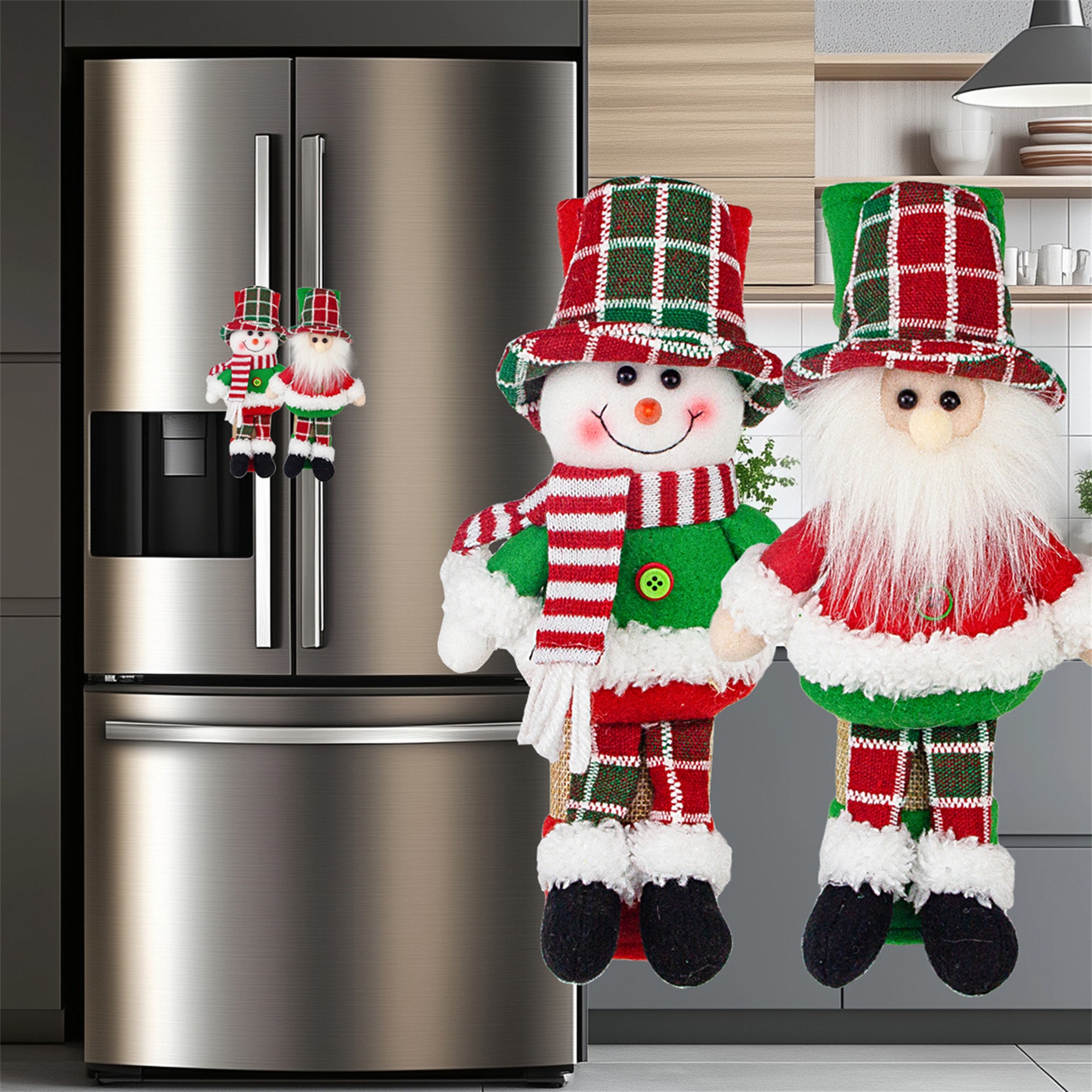 Christmas Snowman Refrigerator - Kitchen Appliances For.Xmas reseña y precio
