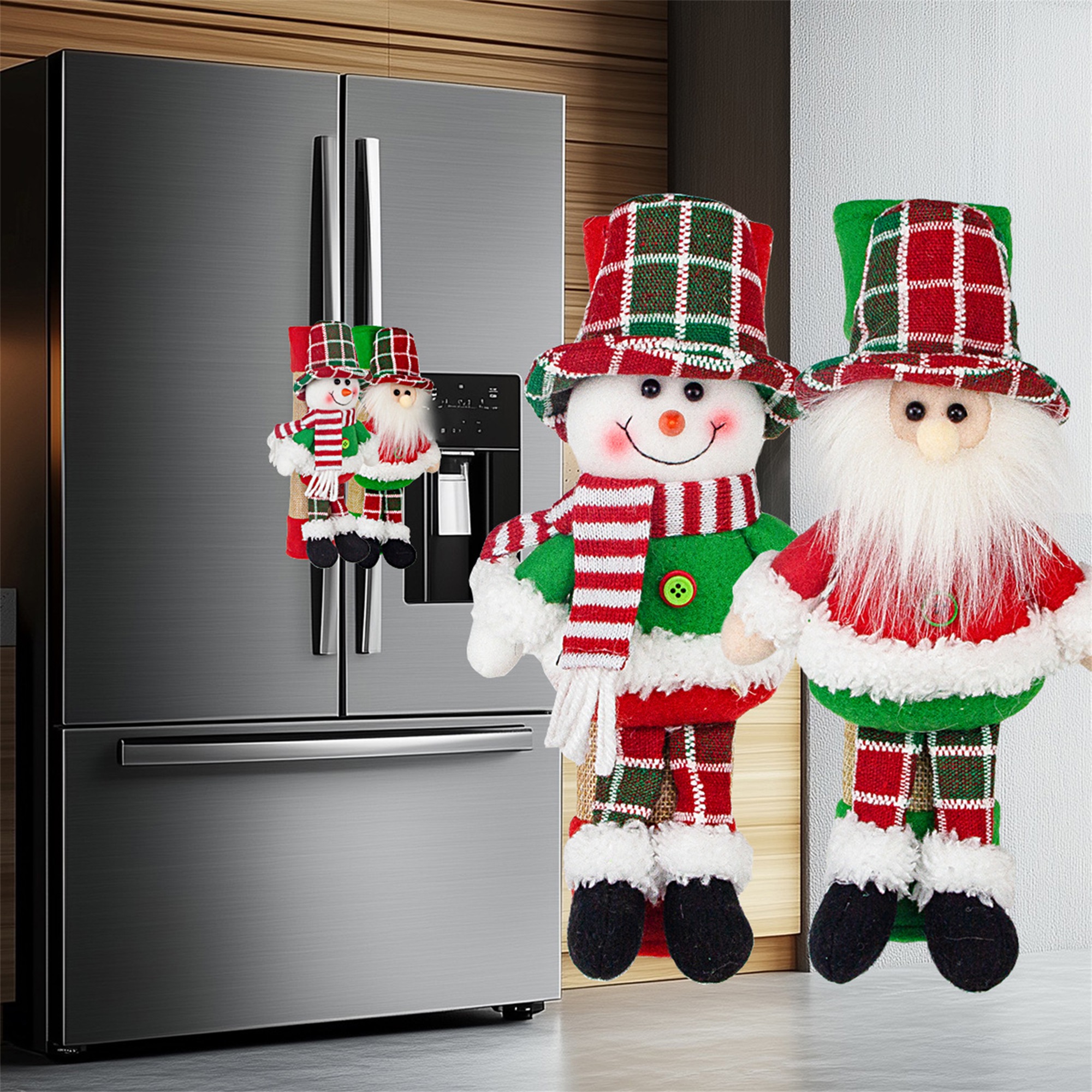 Christmas Snowman Refrigerator - Kitchen Appliances For.Xmas reseña y precio