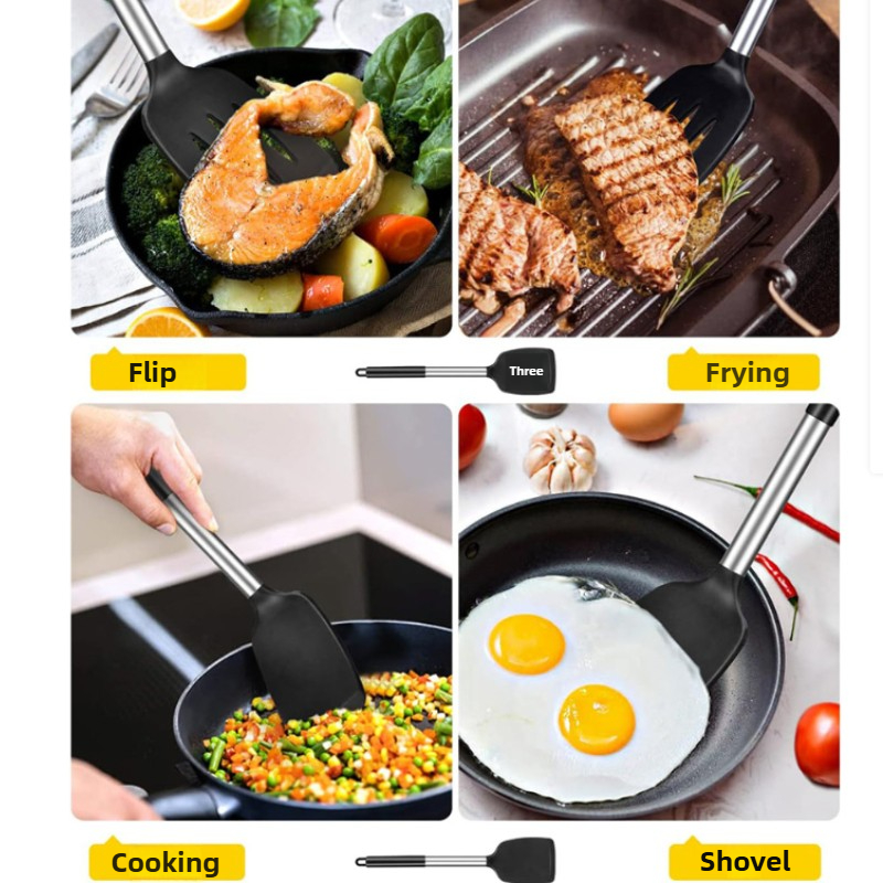 1/2Pcs Silicone Spatula Set He - Kitchen Appliances Combo reseña y precio