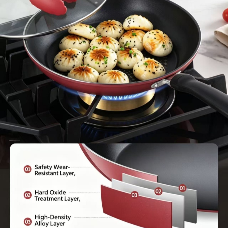 Non-Stick Cast Iron Frying Pan - Electric Griddle Pancake reseña y precio