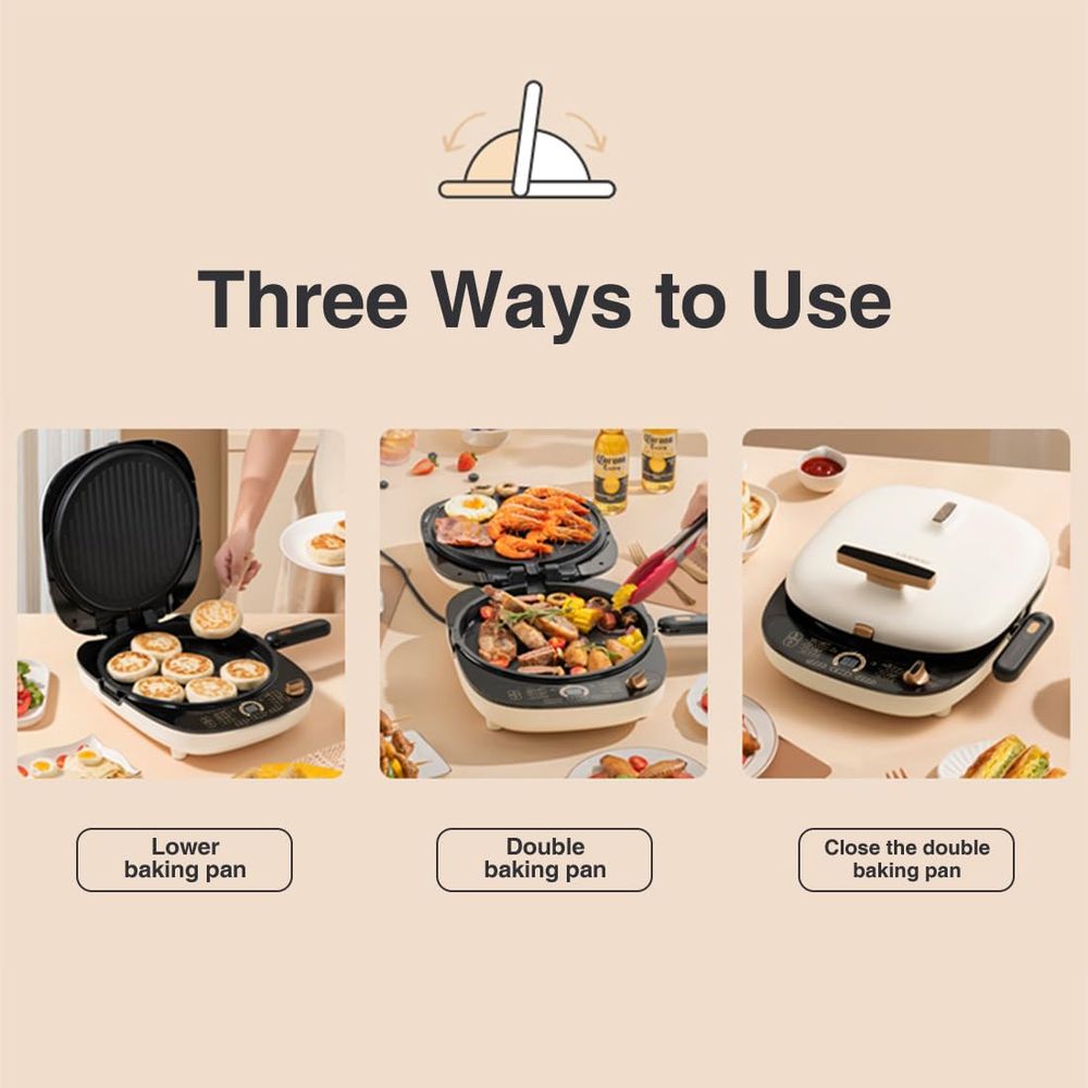 Electric Baking Pan LRD3027S,  - Electric Griddle Pancake reseña y precio